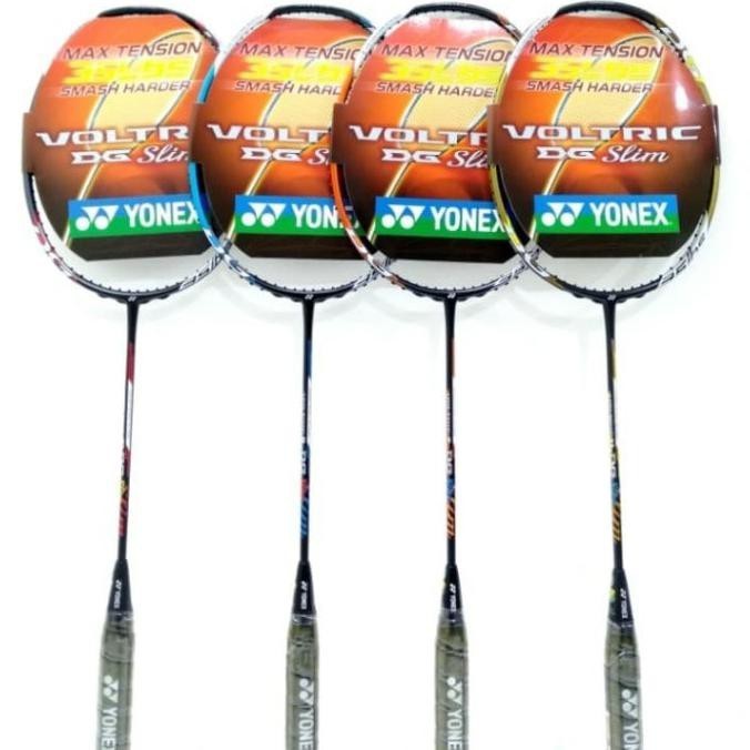 TERLARIS  HEMAT RAKET BADMINTON YONEX VOLTRIC 2 8 11 21 DG SLIM PASANG BG