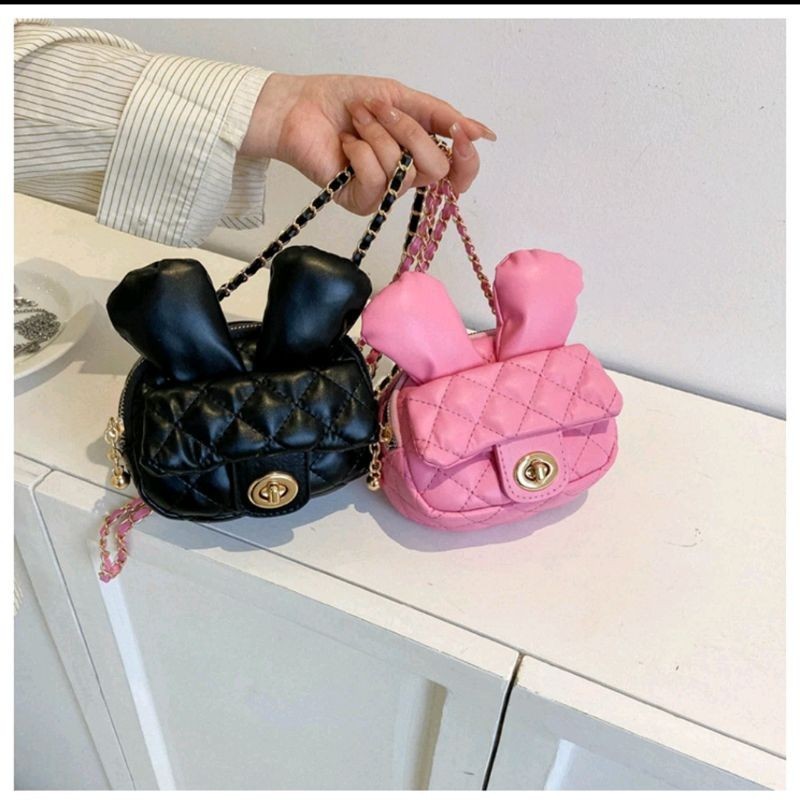 Tas Rantai Wanita, Masuk Hp Tas Messenger Rantai Gaya Channel Sederhana Mode Korea Baru#TAS SLEMPANG