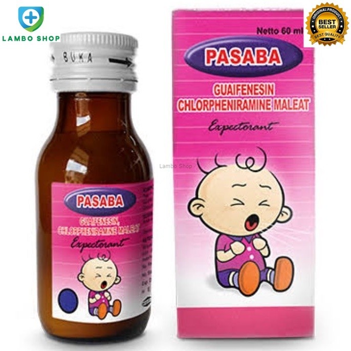 Pasaba expectorant obat batuk anak kids syrup sirup 60ml / botol