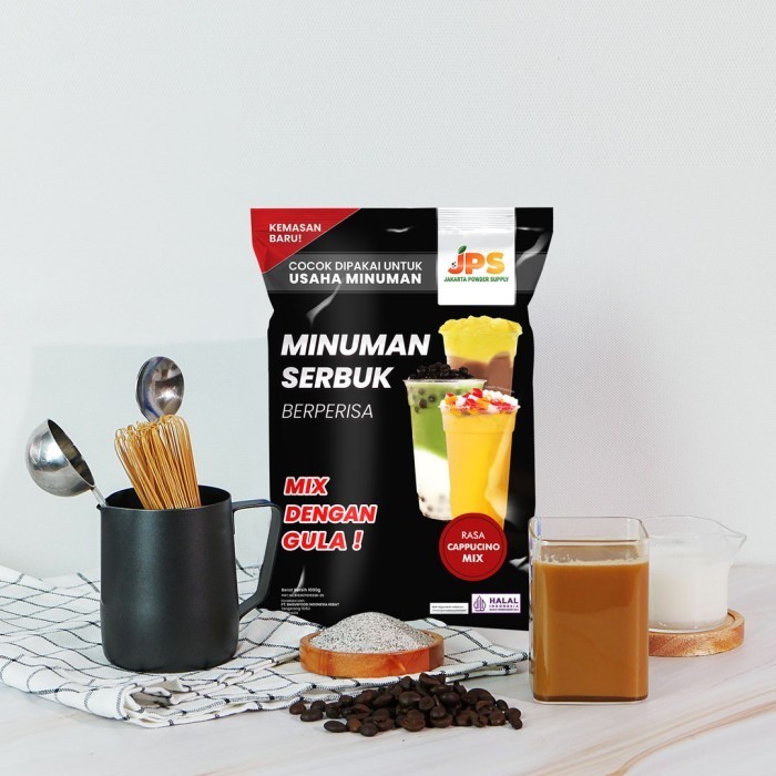 

[Ready] Bubuk Minuman Cappucino Original Mix Powder Instan JPS Gula