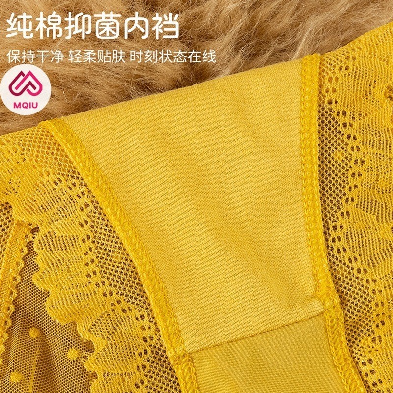 terbaru mqiu - celana dalam wanita renda seksi cd renda g string wanita transparan tali samping