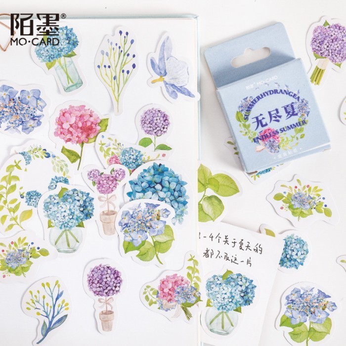 

Isi 46 Lembar Stiker ENDLESS SUMMER Style Scrapbook Journal Stikers DIY