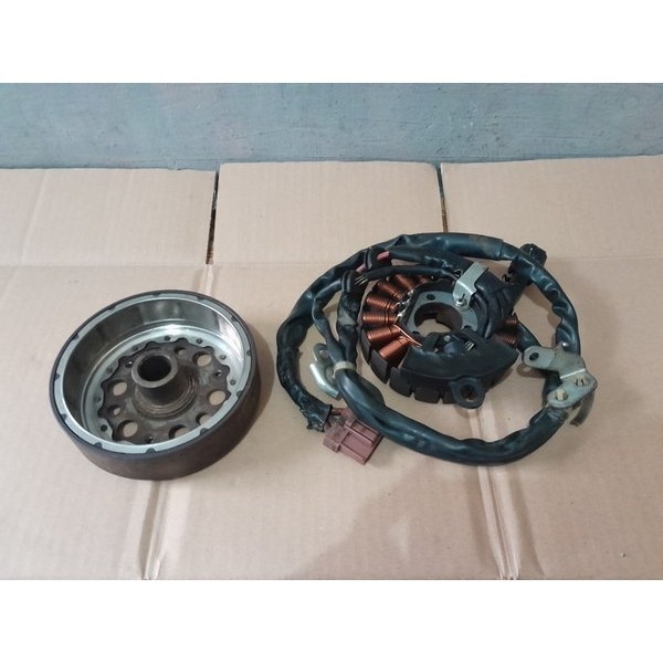 Spul magnet Vario 125 Fi old lama original copotan fly wheel rotor stator comp mahnit mahnet sepul s