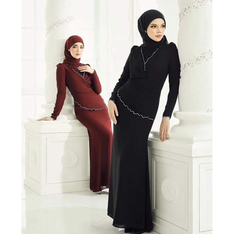TIHANI DRESS DUYUNG DRIDESMAID MIX BRUKAT BORDIR FRANCIS GAMIS BUSUI SANTIN ATASAN WANITA ORIGINAL