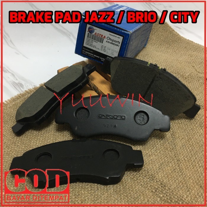 BRAKE PAD JAZZ BRIO CITY AKEBONO -KAMPAS REM DEPAN AKEBONO JAZZ CITY