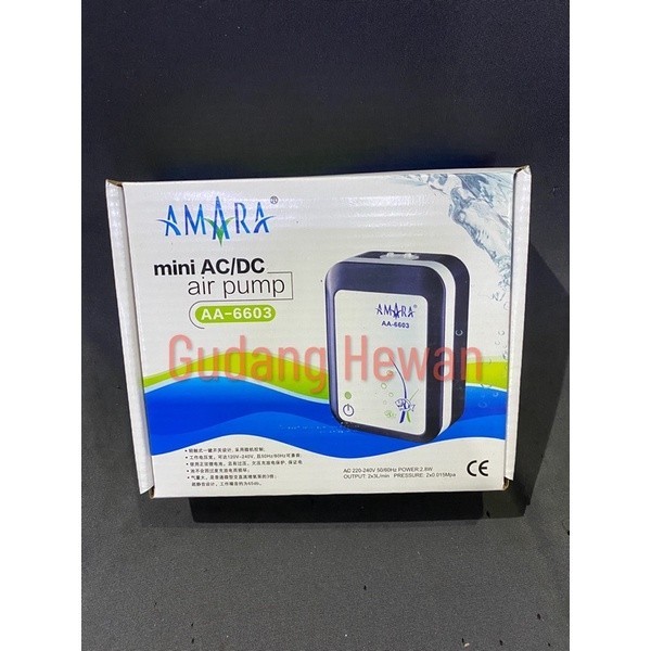 AMARA 6603 AIRPUMP AC/DC - POMPA UDARA OTOMATIS - AC/DC
