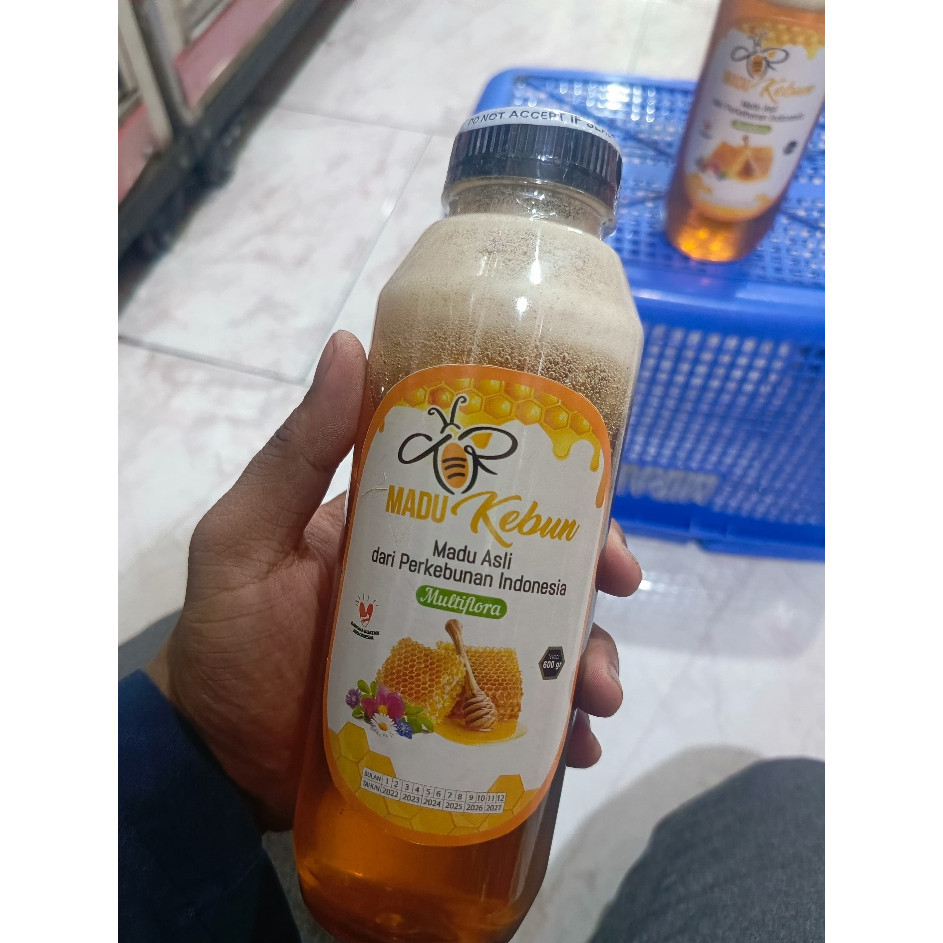 

Madu Kebun Multiflora madu Asli perkebunan indonesia 600 gram I Madu nectar alami sehat