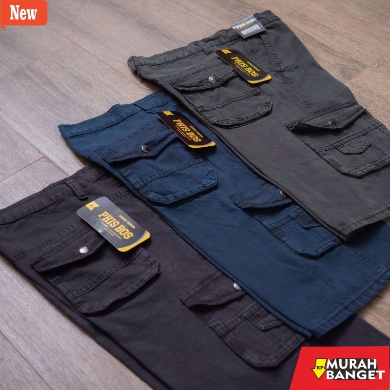 Denim Panjang Pria Celana Cargo Pendek Pria Army Loreng PDL Ufc Venum Jeans Denim