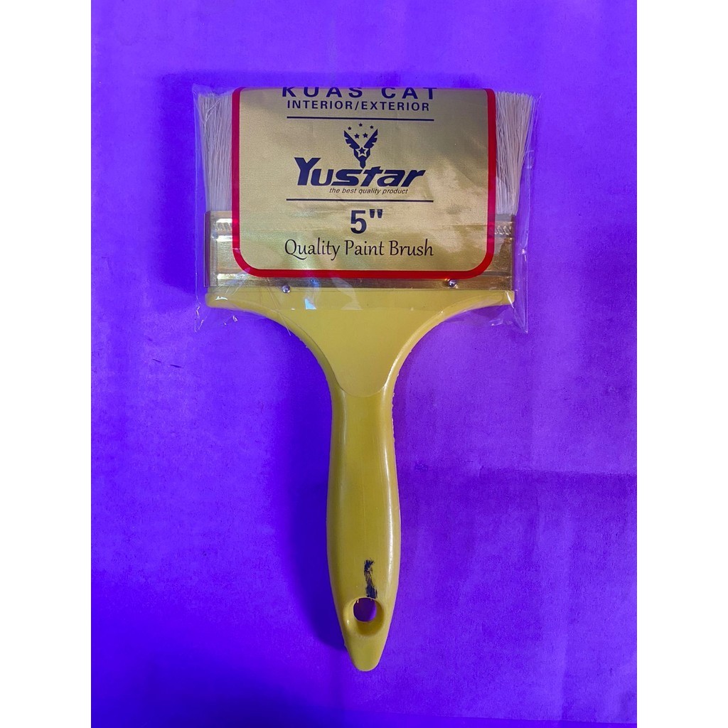 

Kuas Cat SATUAN Gagang PVC Ukuran 5" Yustar