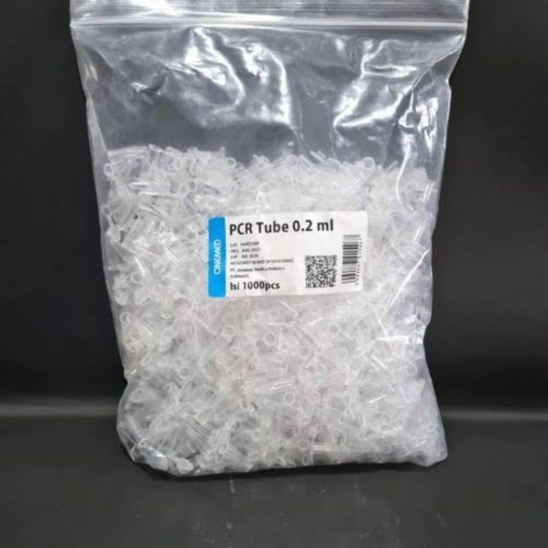 PCR Tube Microtube 0,2 Ml Tabung Eppendorf/ Pack