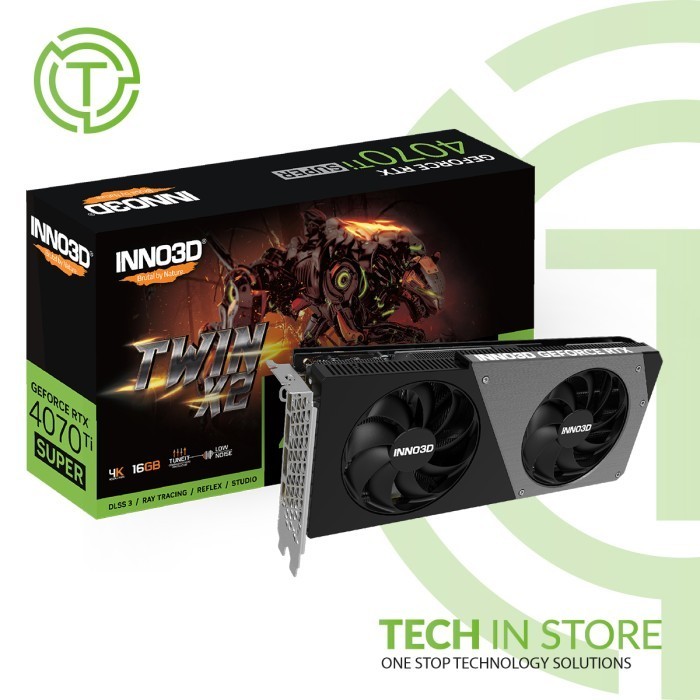 VGA Card Inno3D GeForce RTX 4070 Ti SUPER TWIN X2 - 16GB GDDR6X