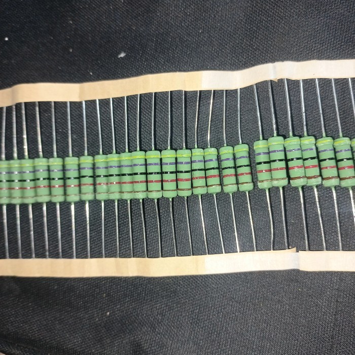 resistor R metalfilm ORIGINAL JAPAN 47K 47 K 2watt 2 watt 2wat 2w