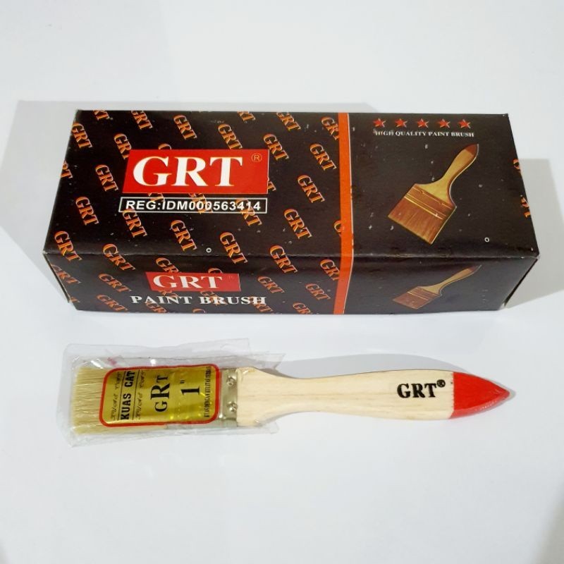 

Kuas Cat Kayu Besi Tembok GRT 1" 1 Inch Murah