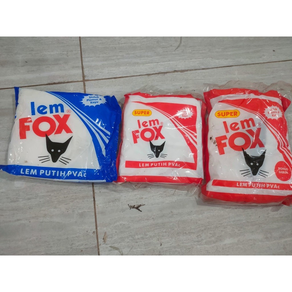 

Jual Lem Fox Putih 350g Lem Fox Super Lem Putih PVAc