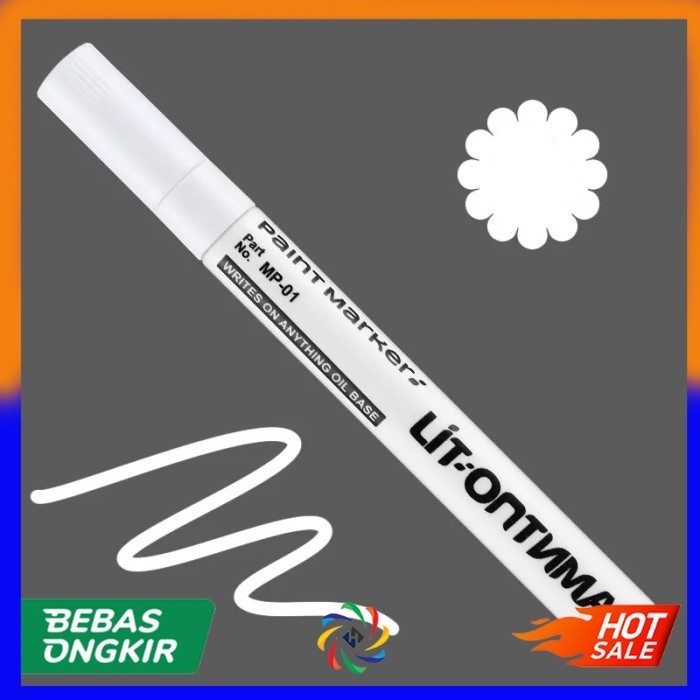 

L l T - 0 N T N M A SPIDOL BAN BESI PAINT MARKER PERMANENT MP-01