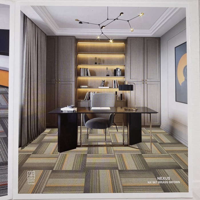 Karpet Lantai Tile 50x50 Karpet Kantor / Karpet Tile Motif Murah