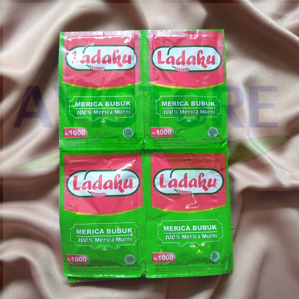 

LADAKU Merica Bubuk 3gr [ 1 Renceng / 12 Sachet ]