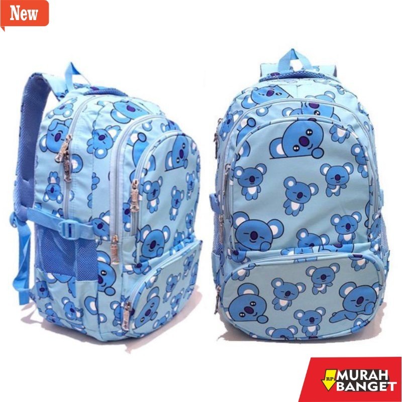 tas ransel wanita shopee Tas Ransel Import BT21 Cooky Chimmy Koya Backpack Premium Tas Sekolah BTS B