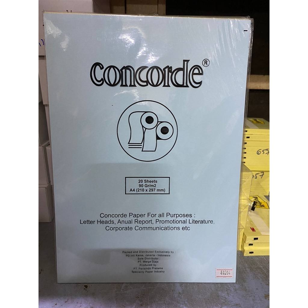 

CONCORDE Kertas A4 90 gsm (biru)