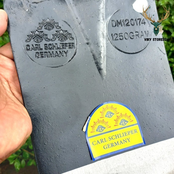 cangkul pacul baja asli cap mata 3 carl schlieper germany ori 100%