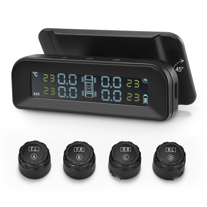 

TPMS Mobil C260 Pengukur Tekanan Angin Suhu Ban Sensor Tire Pressure - External c3