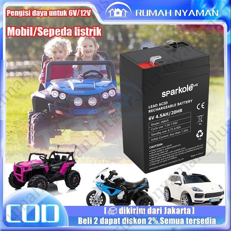 Aki 6v 4.5ah/ 6v 7ah Aki Kering Genset Aki UPS SMT 12V 8Ah - Baterai UPS Batere Emergency /4.5ah/7ah