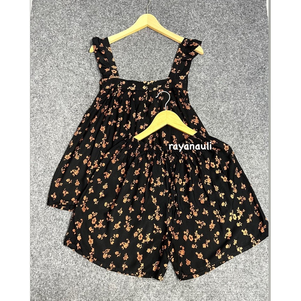 Setelan Pendek Tanktop Vira Jumbo dan Standar