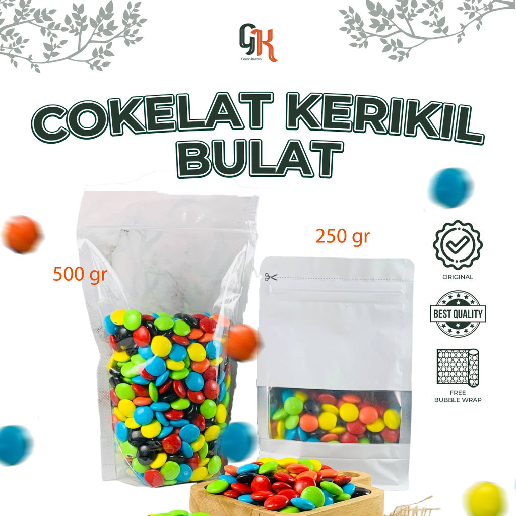 

CHACHA Coklat Krikil Bulat 250gr/500gr Asli Arab Oleh Oleh Haji Dan Umroh