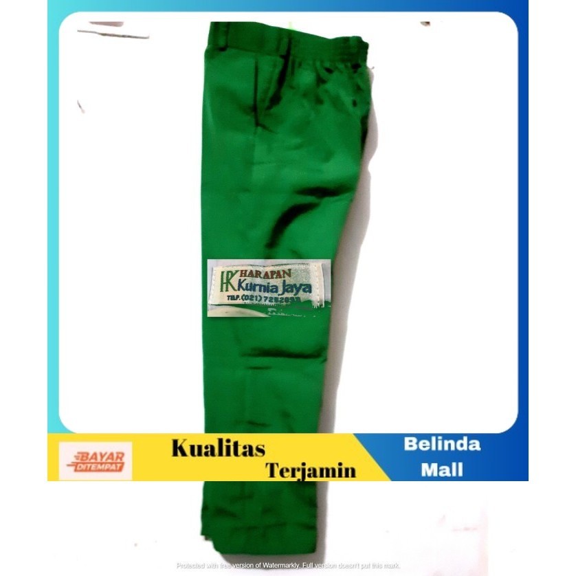 

⭐COD⭐ DISKON Celana Al Azhar Panjang Hijau (KARET) Seragam Sekolah Al Azhar 21 22