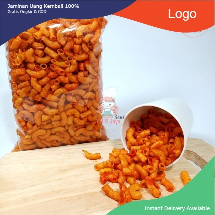 

MAKARONI BANTET - MAKARONI BANTAT- 500 GR / RASA NASI GORENG / MAKRONI
