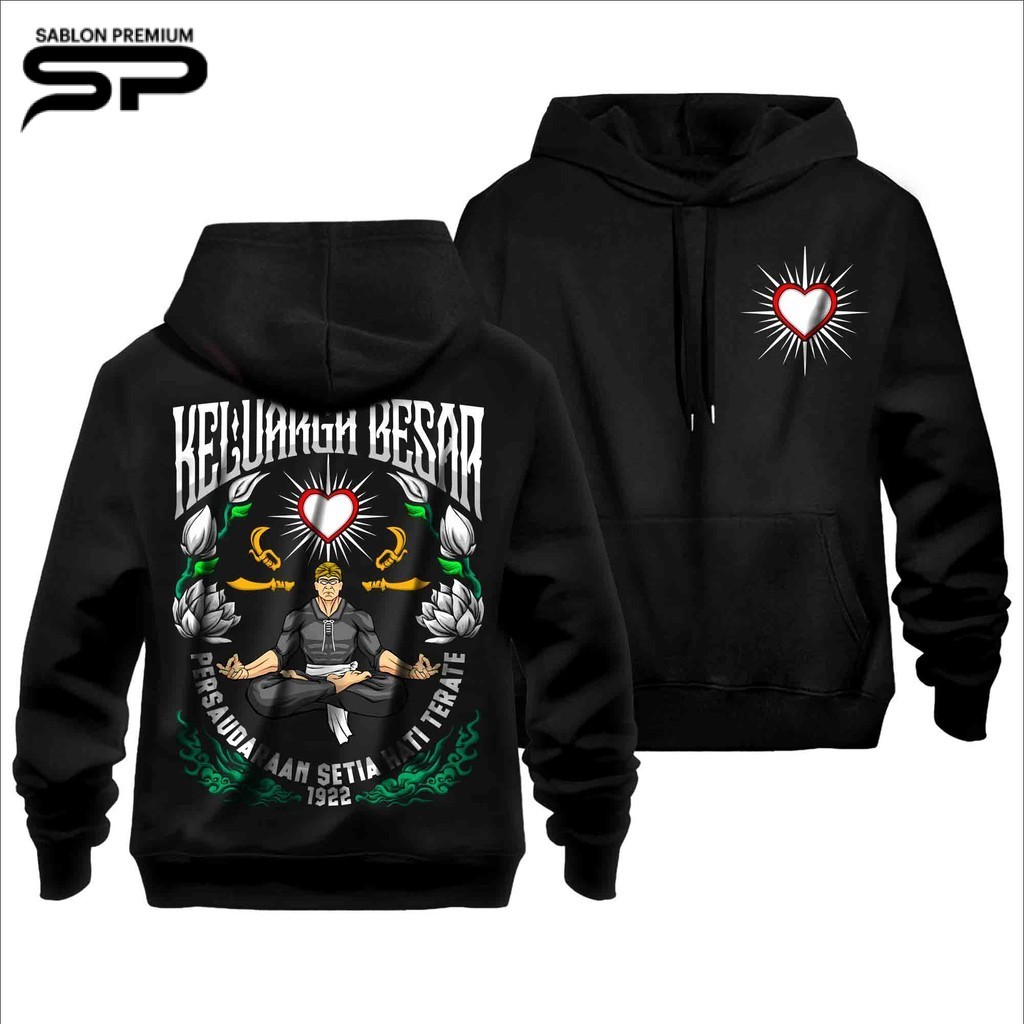 Jaket Hoodie Keluaga Besar PSHT Terate 1922 Terbaru - Kaos PSHT Distro Punkshter Serdadu Terate