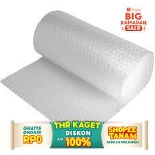 

aiGooTan Medan - Bubble Wrap Meteran 125 x 100 cm - Plastik Gelembung - Pembungkus Pecah Belah Fragile