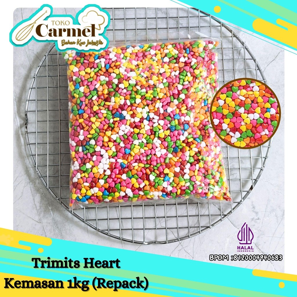 

Trimits Sugar Sprinkel Warna Warni 1kg - Edible Hiasan Kue Aneka Bentuk