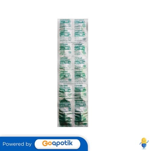 Cefixime Ogb Beta 200 Mg Strip 10 Kaplet