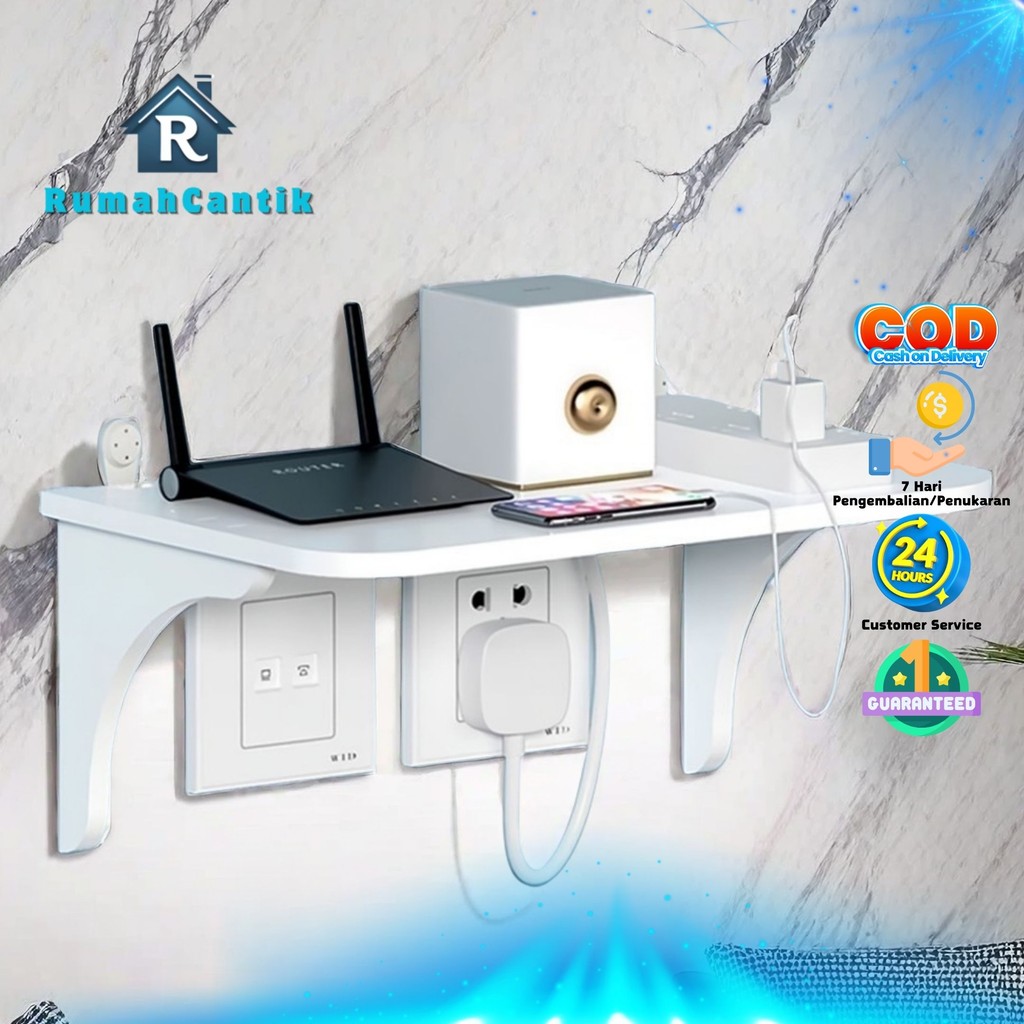 RumahCantik - Rak Gantung Dinding Multifungsi Minimalis Vintage Dekorasi Pajangan Hiasan Buku Novel 