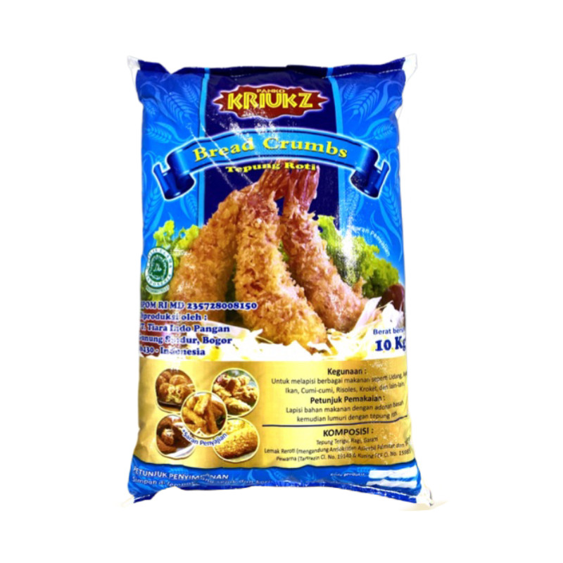 

Panko Kriukz Bread Crumb 10kg - Tepung Roti Kriuk 10kg