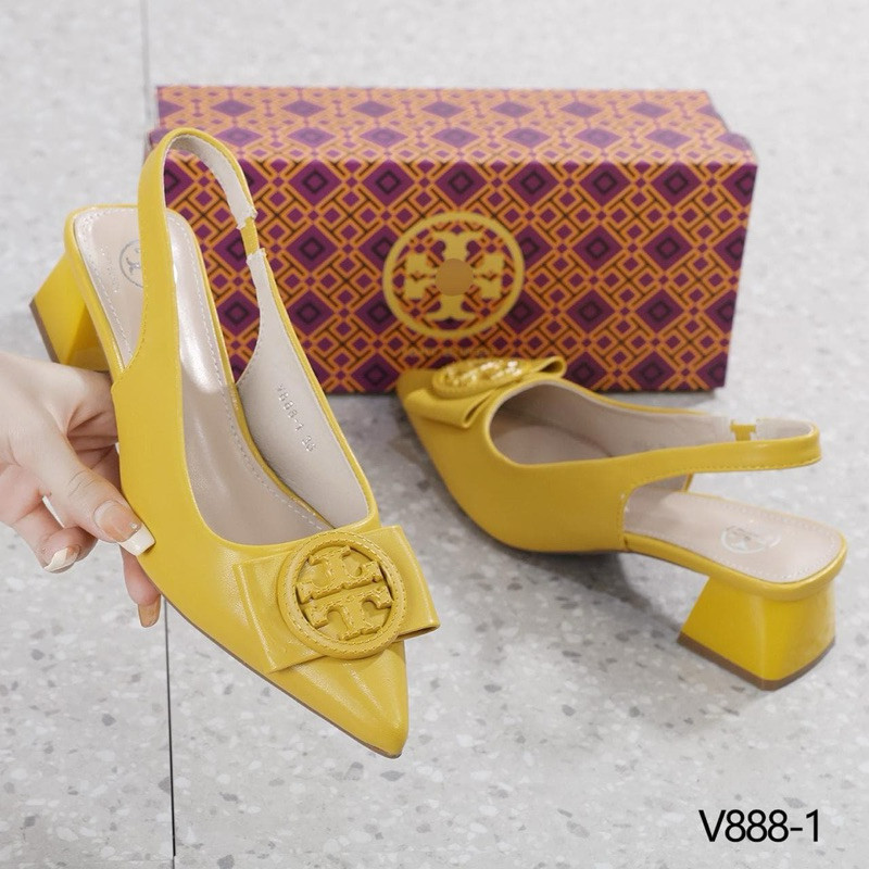 (LUNACHIC) Sepatu Kerja Wanita TB Block Heels 5cm HBV888-1