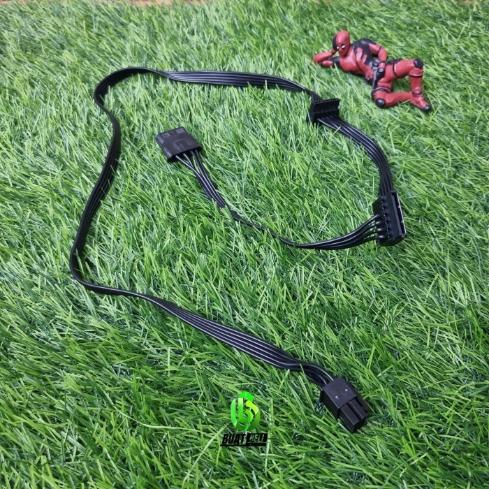 Kabel Modular Psu 6 pin to 2x SATA 1x Molex Corsair