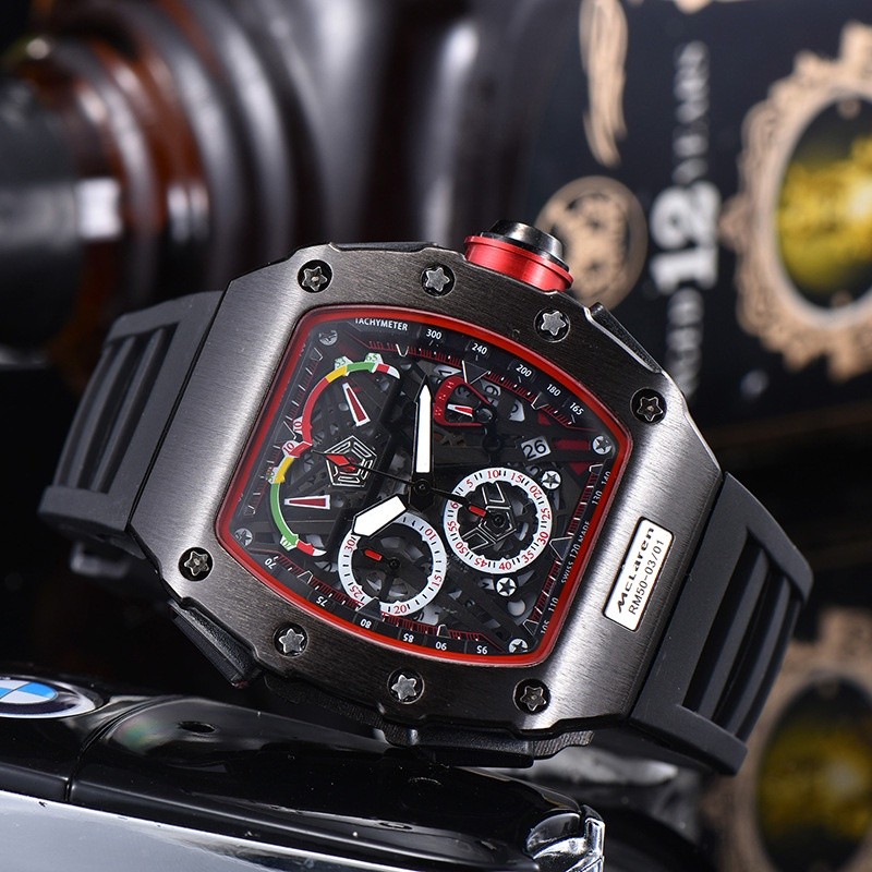 Jam tangan pria RM chronograph fashion pria