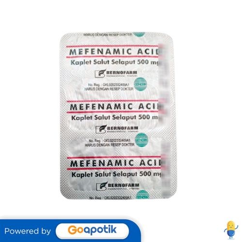 Mefenamic Acid Bernofarm 500 Mg Blister 10 Kaplet