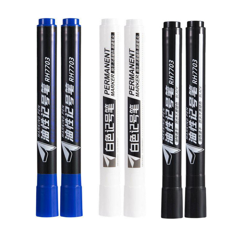 

6pcsWaterproof Marker Pen Permanent Paint Tread Environmental Car Tire Painting Graffti Shoe Signature Wood Rubber
