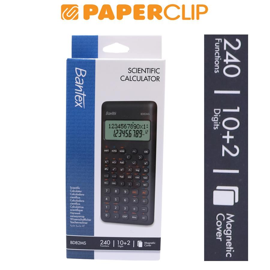 

CALCULATOR BANTEX SCIENTIFIC BD82MS 05 GRAY