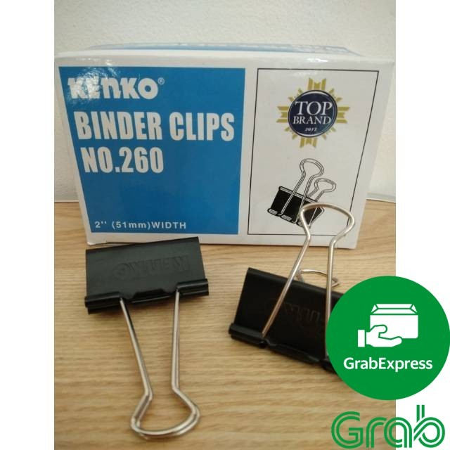 

[guinatk] / Binder clip 260 1 lusin / penjepit kertas / clip harga promo