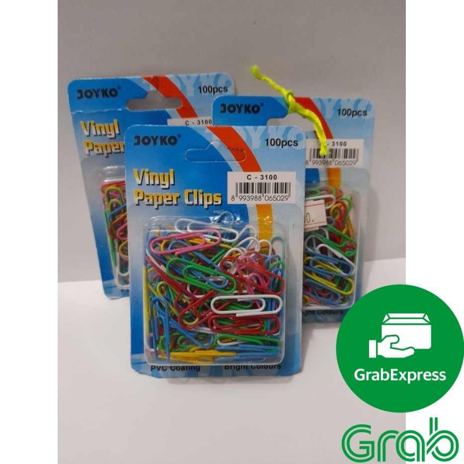 

Klip kertas warna paper clip C - 3100 atk