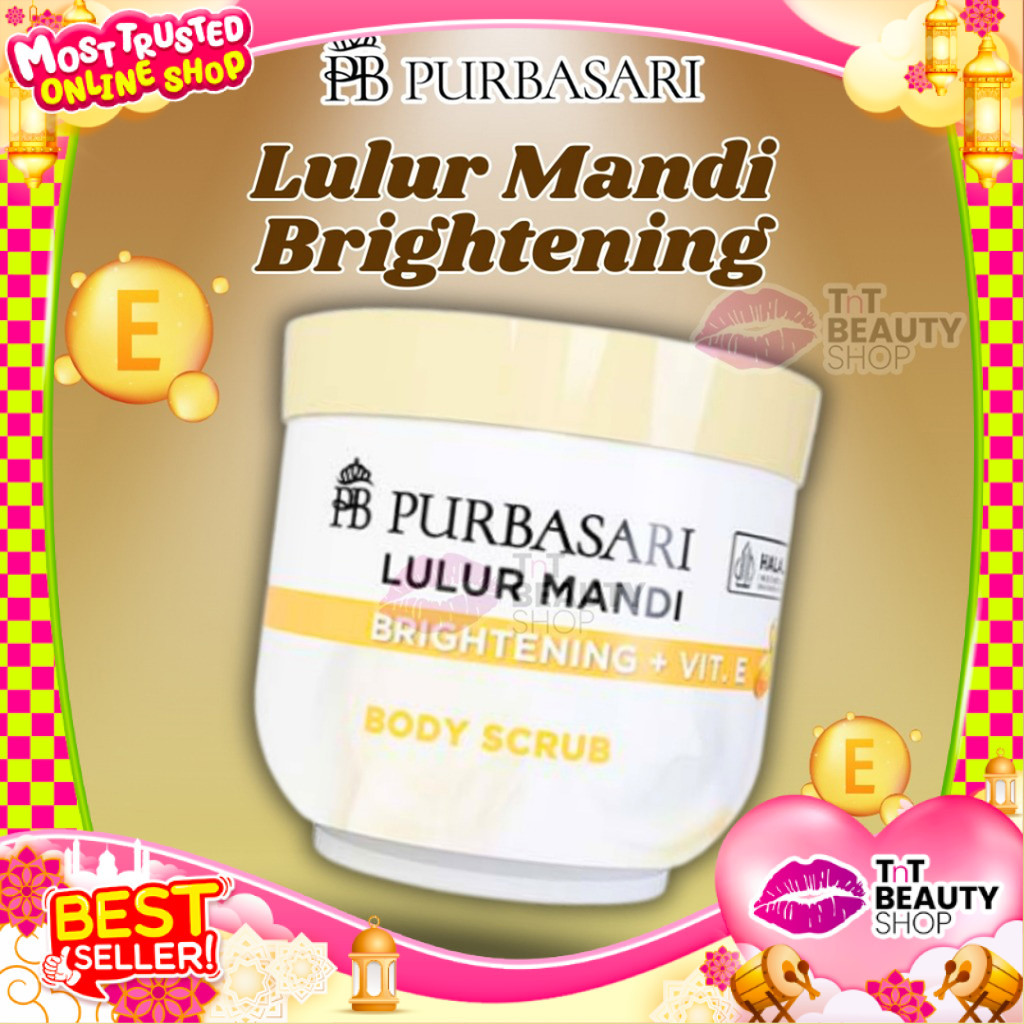 Purbasari Lulur Mandi Brightening 100gr - 200 gr | TnT Beauty Shop