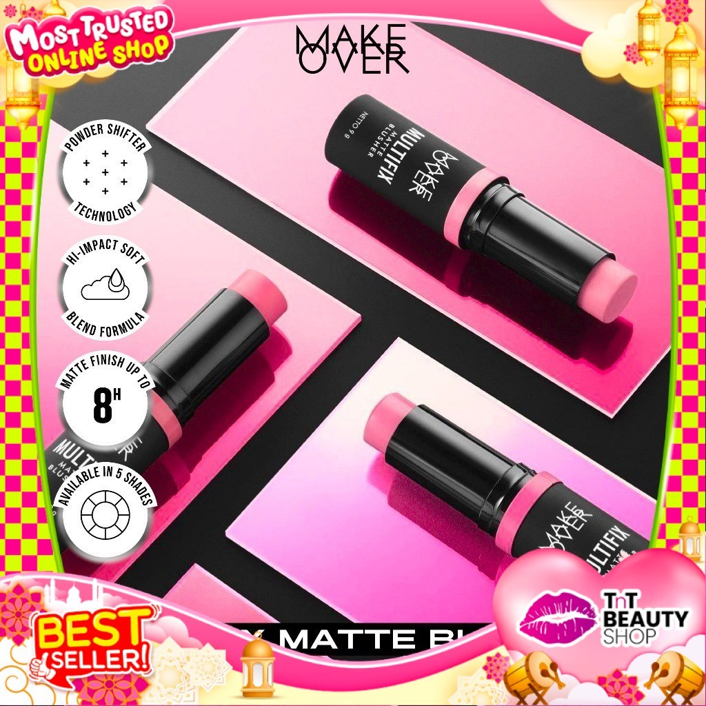 MAKE OVER Multifix Matte Blusher | MakeOver Blush On | TnT Beauty Shop