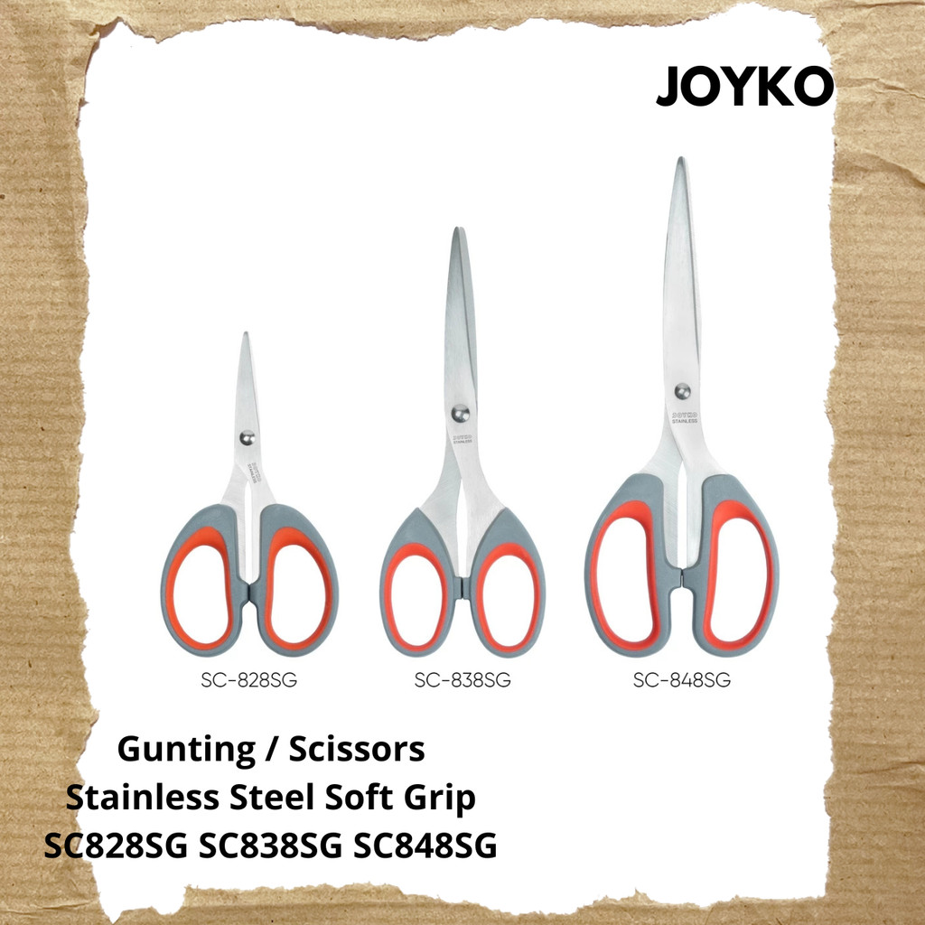 

Joyko Gunting Stainless Soft Grip - SC-828SG 838SG 848SG