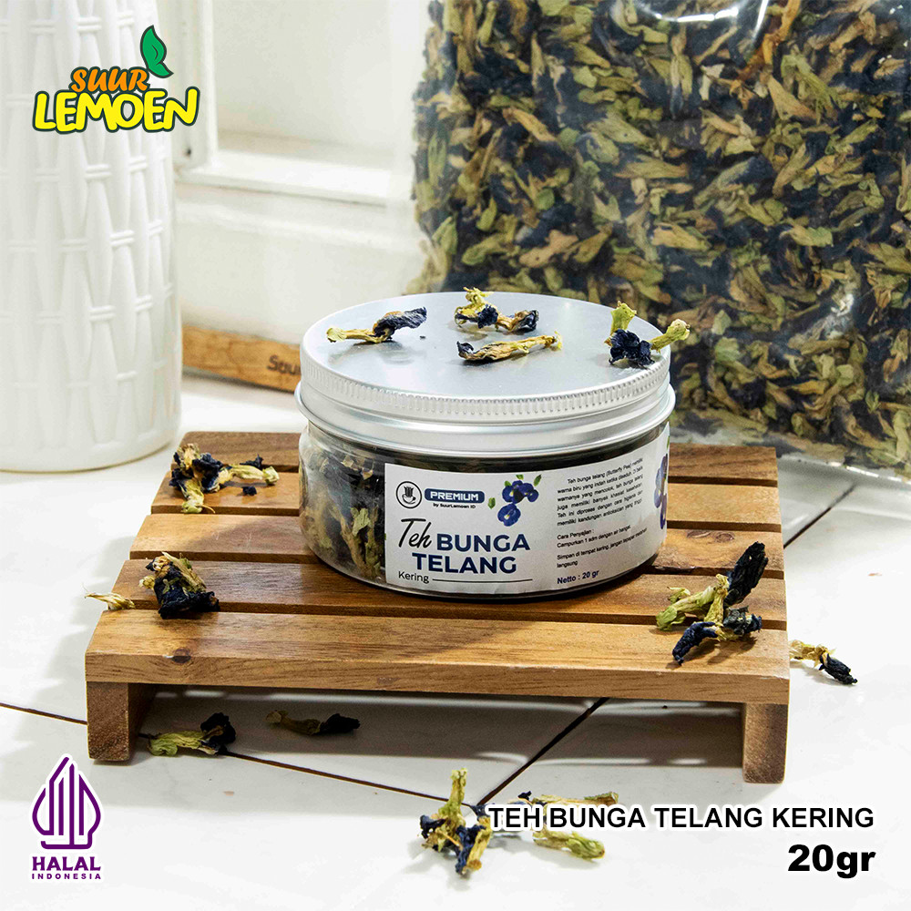 

Teh Bunga Telang Kering Butterfly Pea Tea 20 Gram