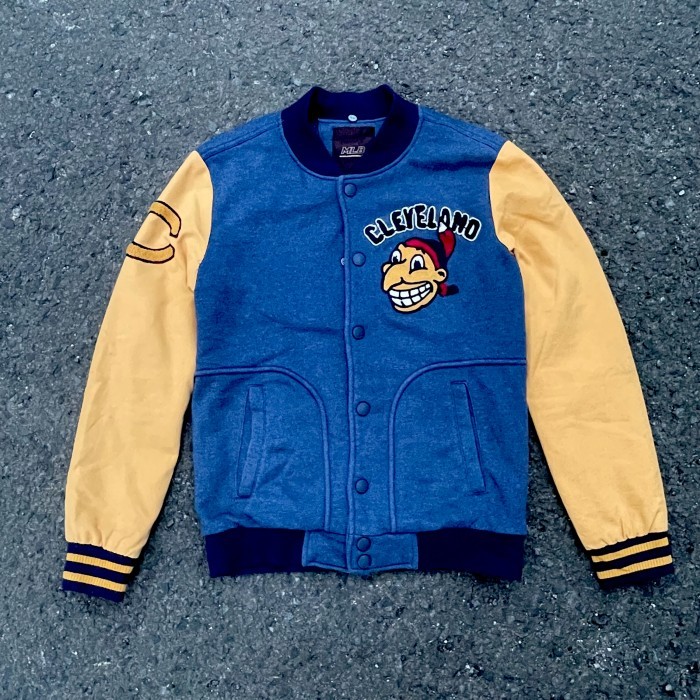 MLB Vintage Cleveland Indians Varsity Jacket