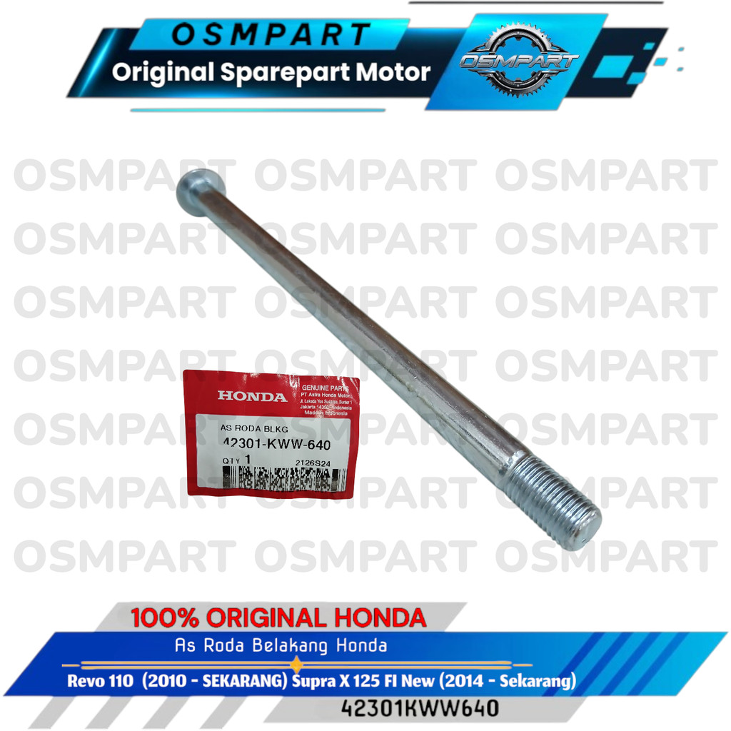 AS RODA BELAKANG REVO 110 FI REVO 110 NEW SUPRA X 125 FI NEW 42301KWW640